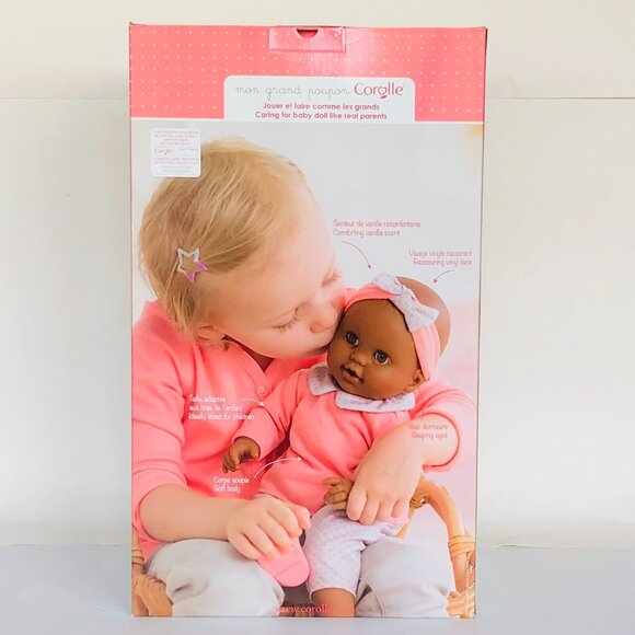 Corolle Mon Grand Poupon Lilou Black Baby Doll 14"(36cm) New in Box - Picture 10 of 13